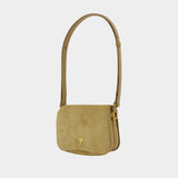 Sac Porté Épaule Paris Paris - AMI Paris - Cuir - Kaki