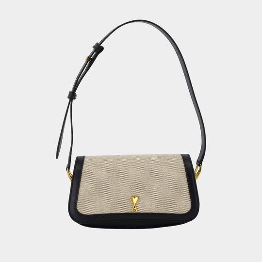 Sac Porté Épaule Paris Paris - AMI Paris - Toile - Multi
