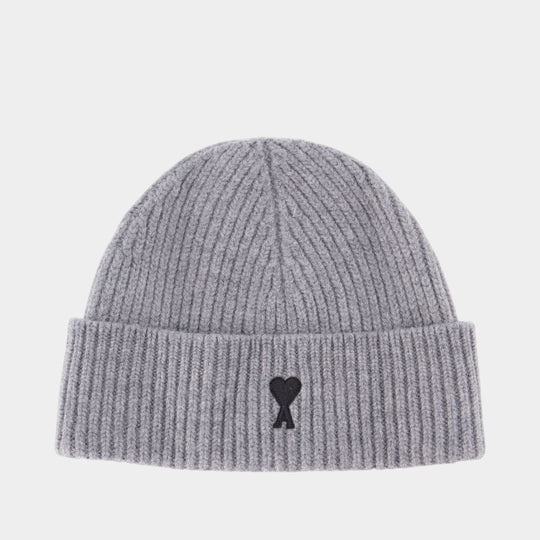Bonnet Quota Ami De Coeur - AMI Paris - Laine - Gris
