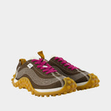 Sneakers Mirage - AMI Paris - Résille - Marron