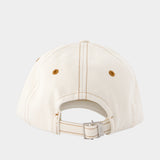 CasquetteTobacco Ami De Coeur - AMI Paris - Coton - Blanc