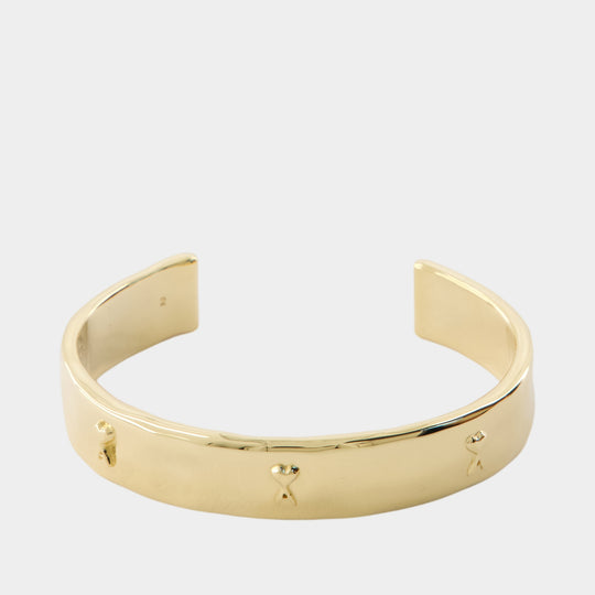 Bracelet Hammered Ami De Coeur - AMI Paris - Métal - Doré