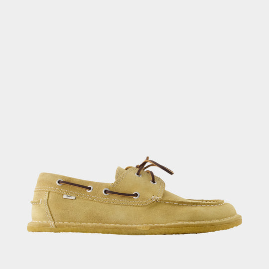 Mocassins Boat - AMI Paris - Cuir - Beige