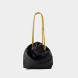 Sac Porté Épaule Crush Tote S - Balenciaga - Cuir - Noir