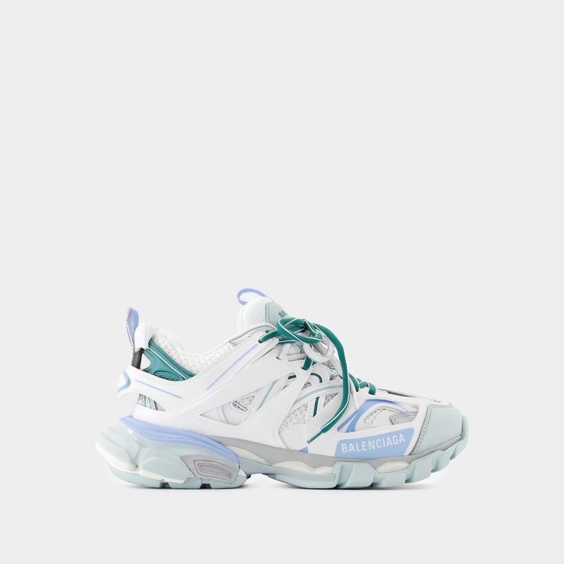 Sneakers Track - Balenciaga - Synthétique - Blanc/Bleu/Gris