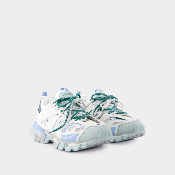 Sneakers Track - Balenciaga - Synthétique - Blanc/Bleu/Gris