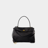 Sac Porté Épaule Rodeo - Balenciaga - Cuir - Noir