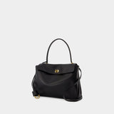 Sac Porté Épaule Rodeo - Balenciaga - Cuir - Noir