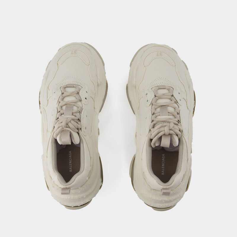 Sneakers Triple S - Balenciaga - Synthétique - Beige