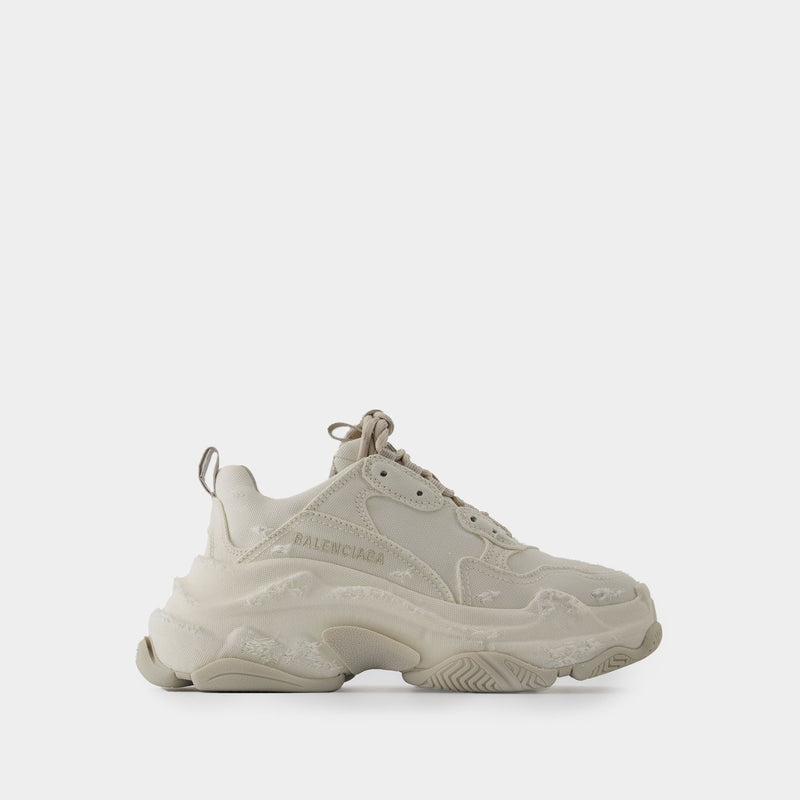 Sneakers Triple S - Balenciaga - Synthétique - Beige