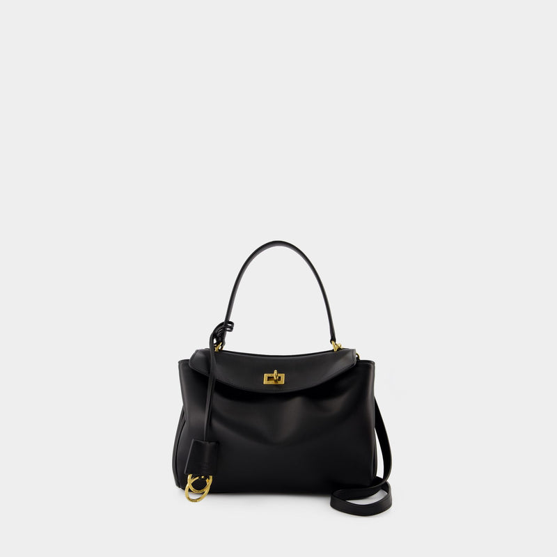 Sac Porté Épaule Rodeo - Balenciaga - Cuir - Noir