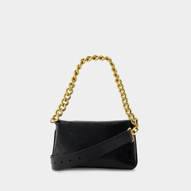 Sac À Bandoulière Bb Soft Flap S - Balenciaga - Cuir - Noir