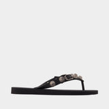 Sandales Cagole - Balenciaga - TPU Recyclé - Noir