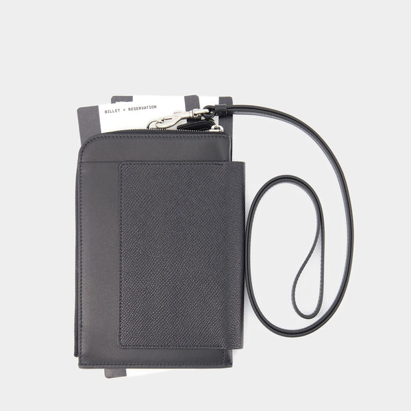 Porte-Passeport - Balenciaga - Cuir - Noir
