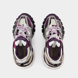 Sneakers Track - Balenciaga - Synthétique - Gris/Violet