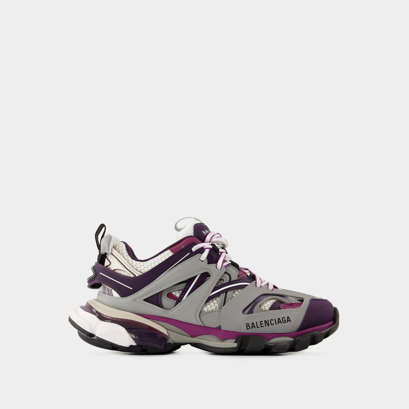 Sneakers Track - Balenciaga - Synthétique - Gris/Violet