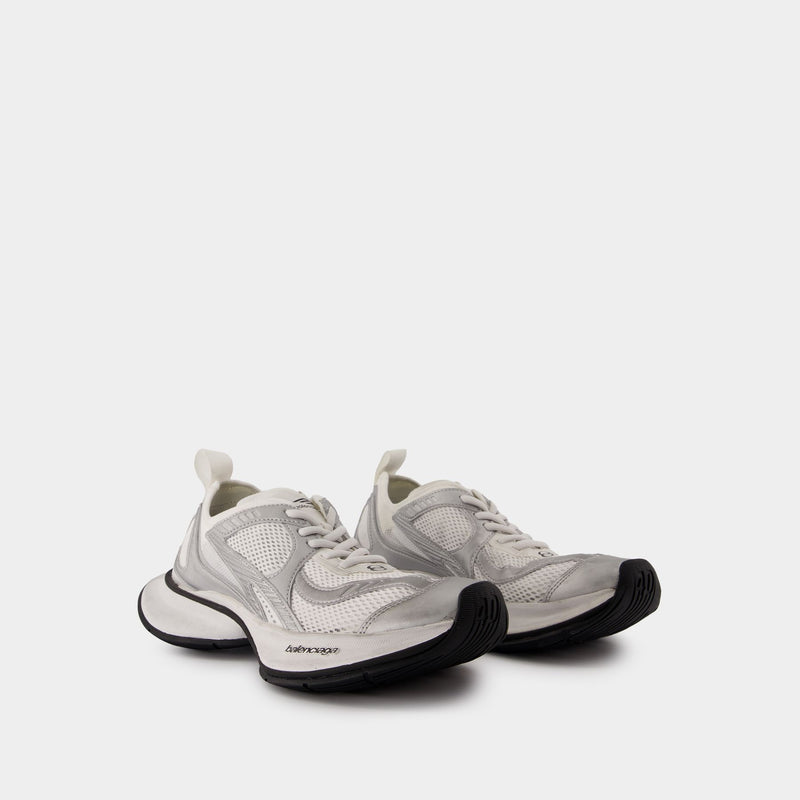 Sneakers Circuit - Balenciaga - Synthétique - Blanc/Argenté