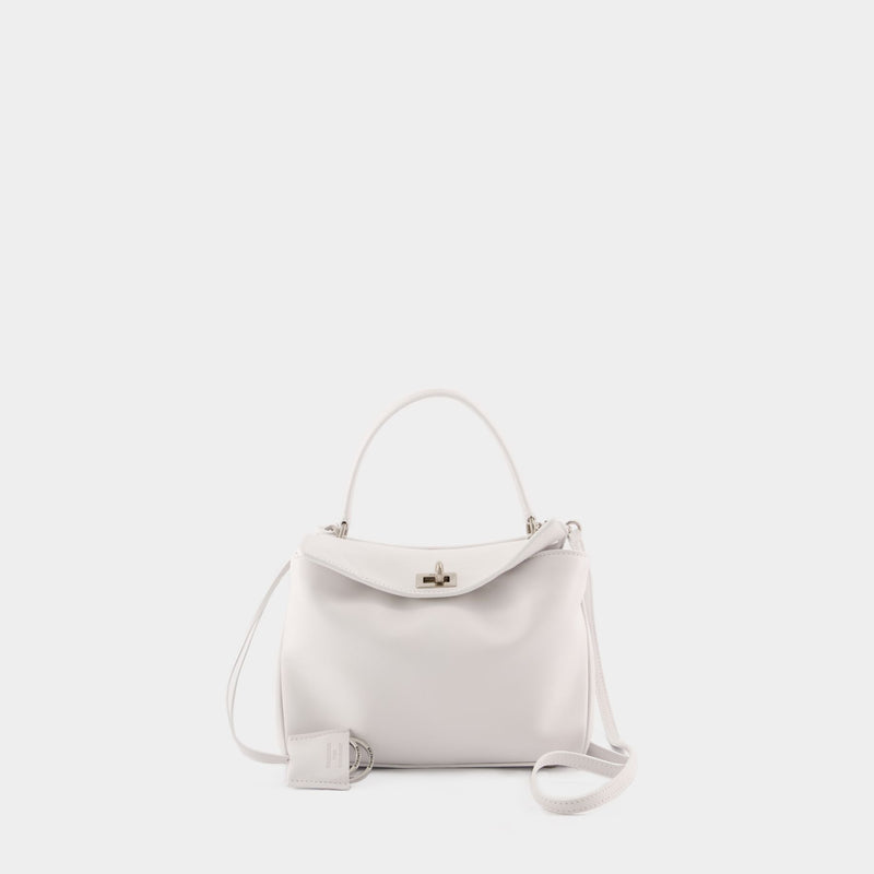 Sac À Main Rodeo Mini - Balenciaga - Cuir - Blanc