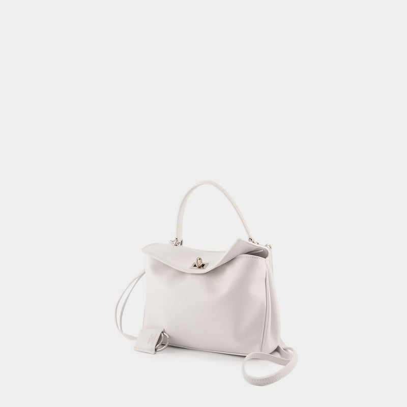 Sac À Main Rodeo Mini - Balenciaga - Cuir - Blanc