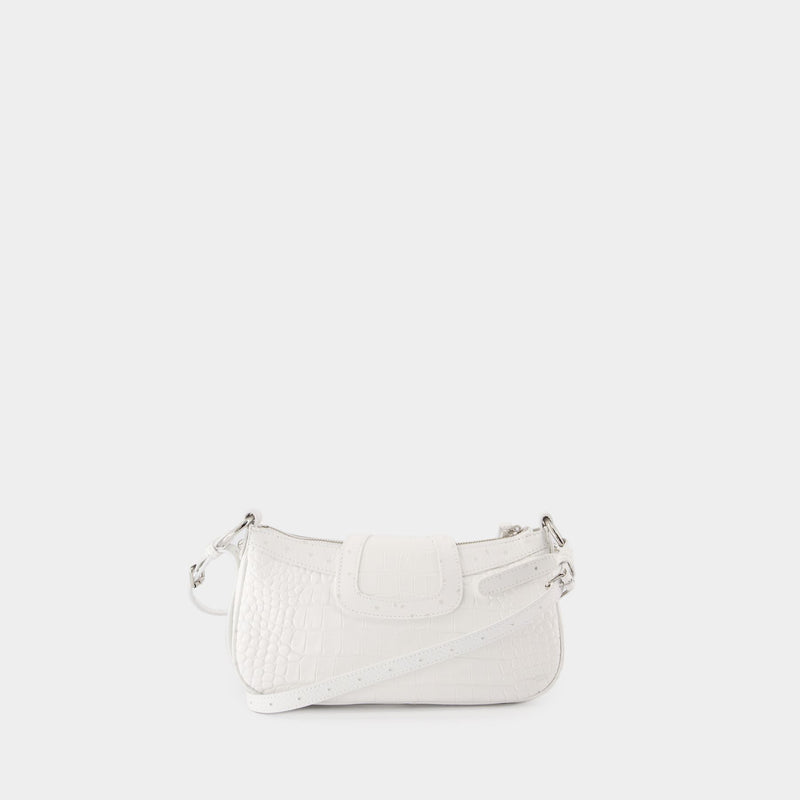 Sac Porté Épaule Essex Small - Balenciaga - Synthétique - Blanc