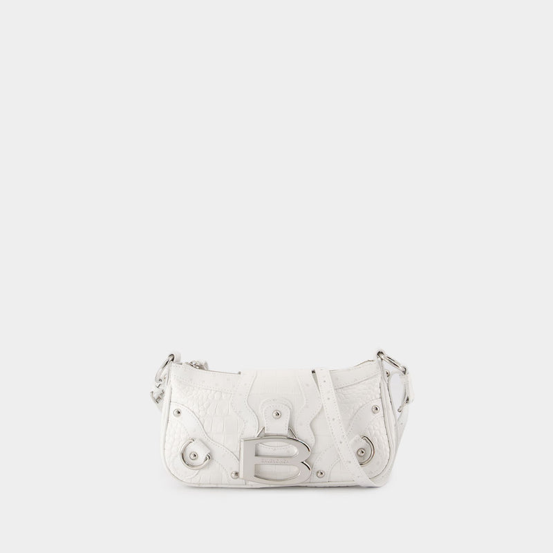 Sac Porté Épaule Essex Small - Balenciaga - Synthétique - Blanc