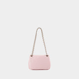 Sac Porté Épaule Monaco Mini - Balenciaga - Cuir - Rose