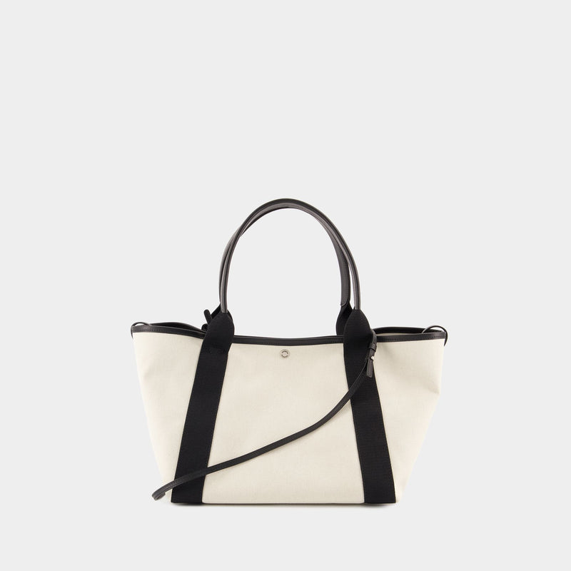 Cabas Navy Revamp M - Balenciaga - Cuir - Blanc