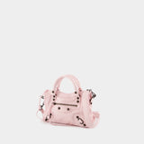 Sac À Main Le City Mini - Balenciaga - Cuir - Rose