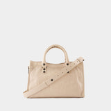 Sac À Main Le City Small - Balenciaga - Cuir - Beige