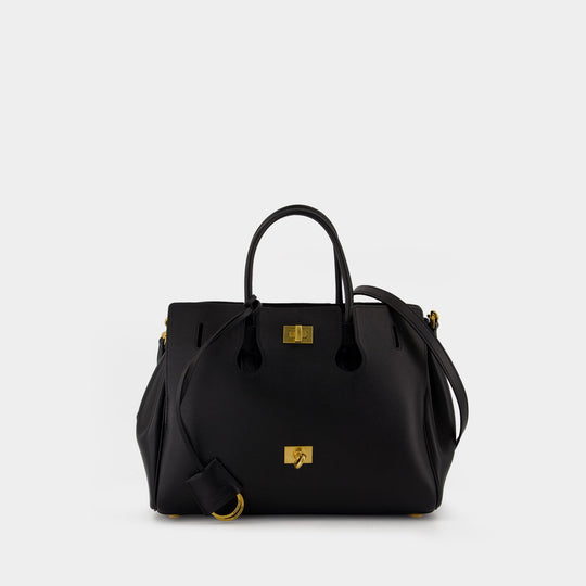 Sac À Main Bel Air Carry All Small - Balenciaga - Cuir - Noir