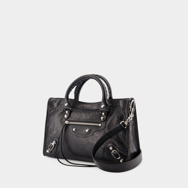 Sac À Main Le City Small - Balenciaga - Cuir - Noir