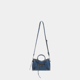Sac À Main Le City Small - Balenciaga - Denim - Bleu