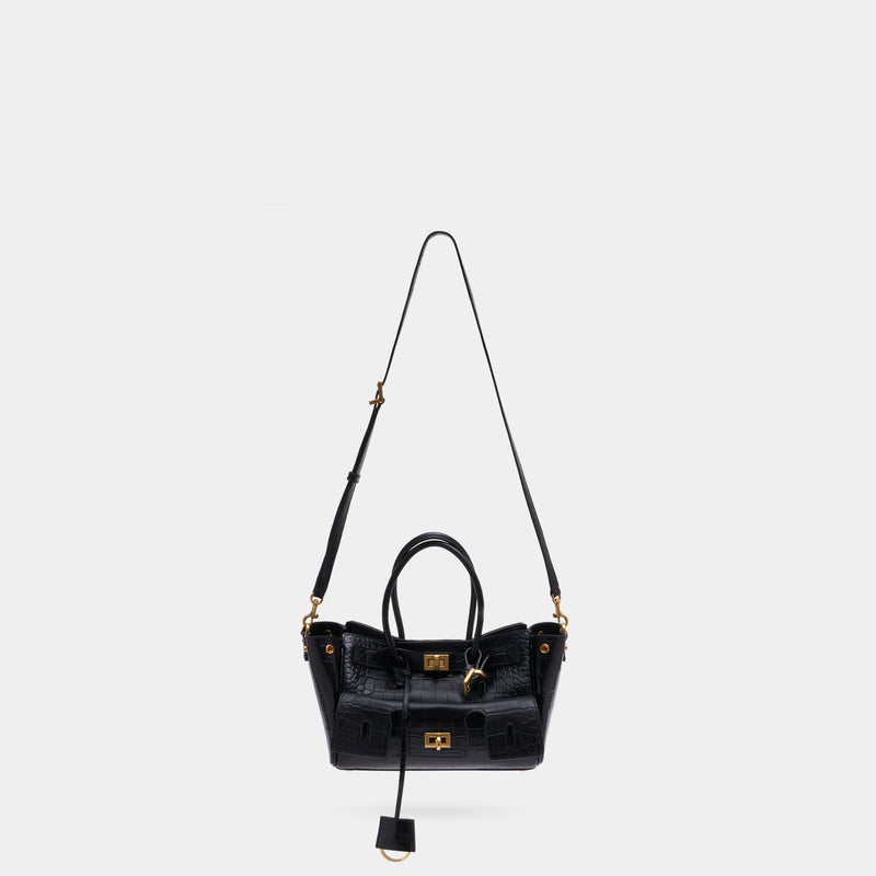 Sac À Main Bel Air Carry All - Balenciaga - Cuir - Noir