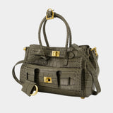 Sac À Main Bel Air Carry All - Balenciaga - Cuir - Vert