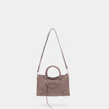 Sac À Main Le City Small - Balenciaga - Cuir - Beige