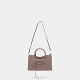 Sac À Main Le City Small - Balenciaga - Cuir - Beige