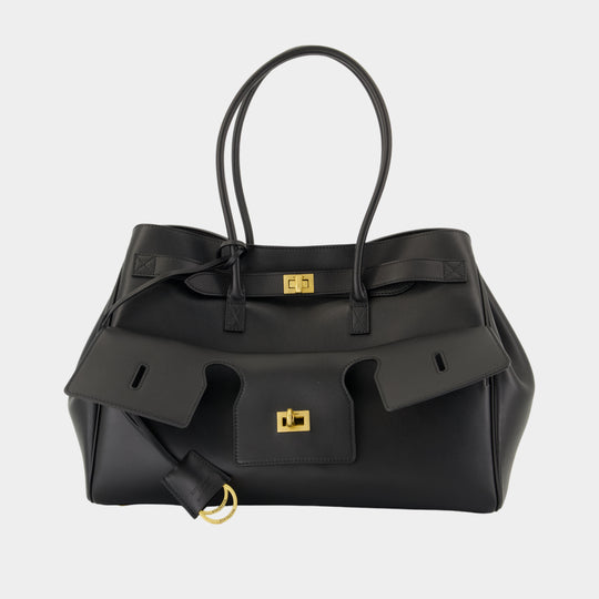 Cabas Rodeo Small - Balenciaga - Cuir - Noir