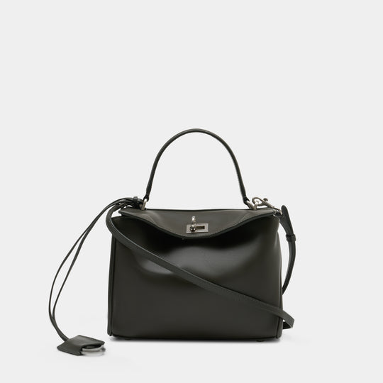 Sac À Main Rodeo Top Handle - Balenciaga - Cuir - Kaki