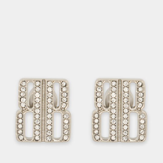 Boucles D'oreilles Nano Stud Xs - Balenciaga - Métal - Argenté