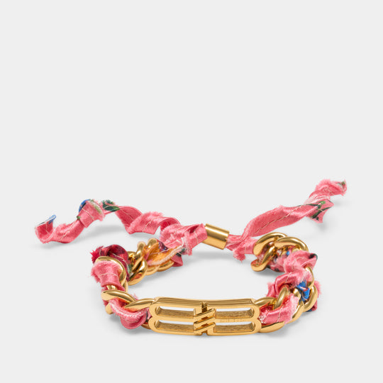 Bracelet Bb Icon Ribbon - Balenciaga - Métal - Doré