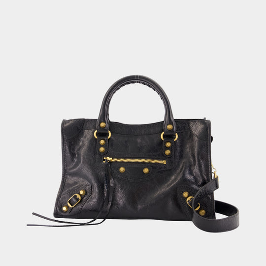 Sac À Main Le City - Balenciaga - Cuir - Noir