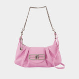 Sac Porté Épaule Pamela - Balenciaga - Cuir - Rose