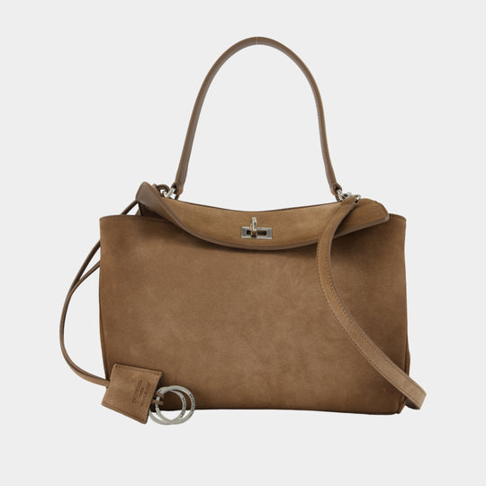 Sac À Bandoulière Rodeo - Balenciaga - Cuir - Marron