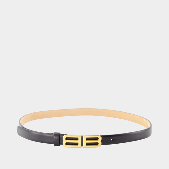 Ceinture Bolero Bb 18 - Balenciaga - Cuir - Noir