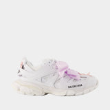 Sneakers Track - Balenciaga - Synthétique - Blanc/Rose