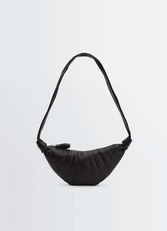 Sac À Bandoulière Small Croissant - Lemaire - Cuir - Noir