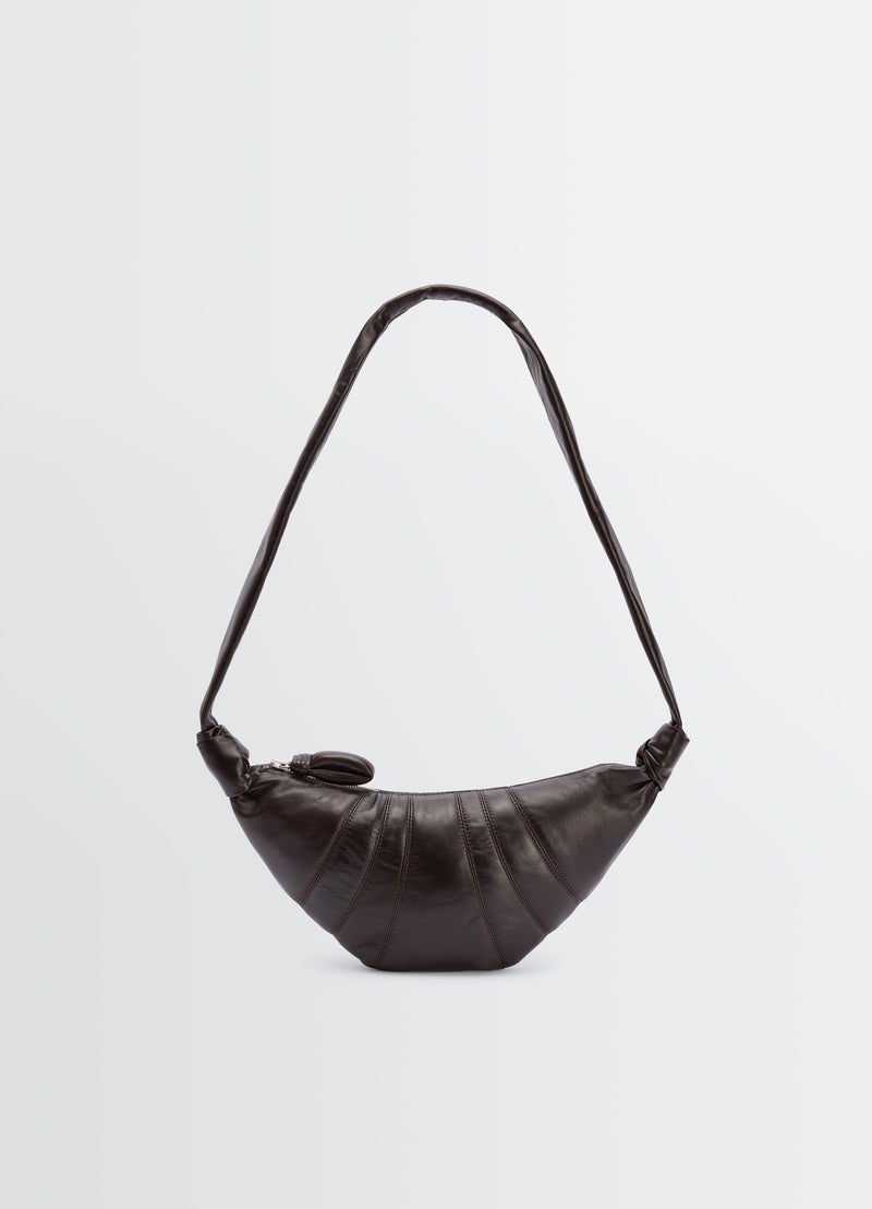 Sac Small Croissant - Lemaire - Cuir - Chocolat Foncé
