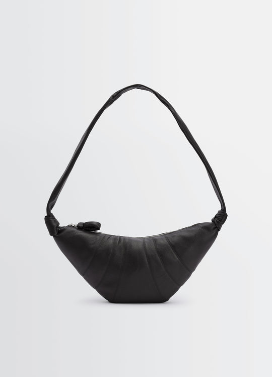 Sac À Bandoulière Medium Croissant - Lemaire - Cuir - Noir