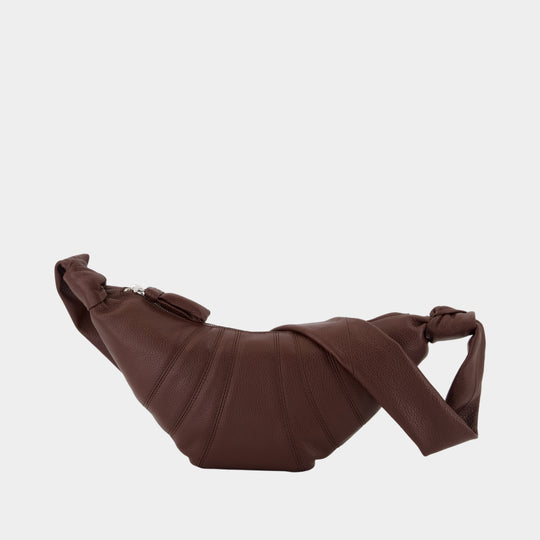 Sac À Bandoulière Small Croissant - Lemaire - Cuir - Marron