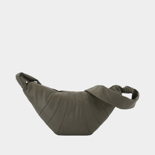 Sac À Bandoulière Medium Croissant - Lemaire - Cuir - Vert